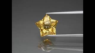 CITRINE ETOILE 3 .17Cts Star citrine