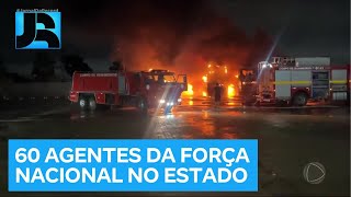 Minuto JR: Criminosos incendeiam 19 veículos no terceiro dia de ataques a ônibus em Rondônia