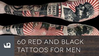 60 Red And Black Tattoos For Men