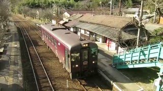 神戸駅　わたらせ渓谷鐵道　発車風景 / Godo station