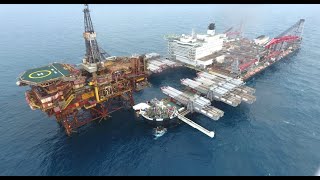 Pioneering Spirit removes third platform from Shell's Brent field