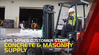 PALFINGER Truck-Mounted Forklift Customer: Concrete and Masonry Supply