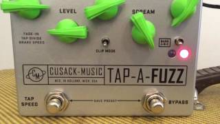 Cusack Music Tap-A-Fuzz Demo