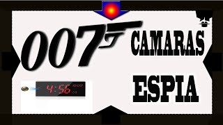 007 CAMARAS ESPIAS 🕵️‍♂️👩‍✈️ -mini camaras DE SEGURIDAD ocultas para niños, niñeras,  MEJORES 2021