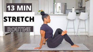 13 min.  Body Stretch Routine For Tight Muscles| Beginner Friendly