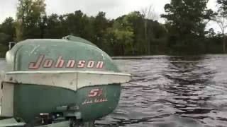 1955 Johnson CD-12 5.5hp outboard motor