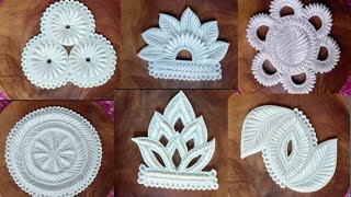 নকশী পিঠার সহজ ৬টি ডিজাইন | Nokshi pitha easy design |Momtaz's hand work