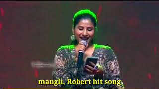 #mangli#robert#Darshan robert movi kanne adhirindi Song Mangli robert movin live stage function hubl