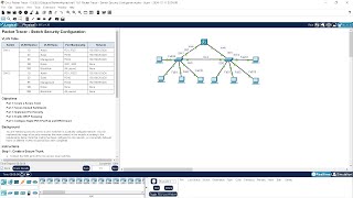 11.6.1 Packet Tracer Solution - Switch Security Configuration