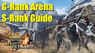 Monster Hunter 4U: G-Rank Arena S-Rank Strategy for Shrouded Nerscylla