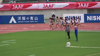 2018JPN champ Women1500m heat1 Ran URABE4:28.37卜部蘭 岩川侑樹 上田未奈