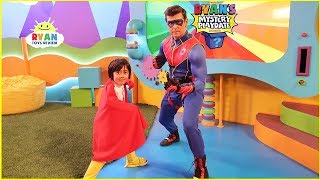 Ryan's Mystery Playdate Episode with Captain Man from Henry Danger! Most Favorite Superhero!!!