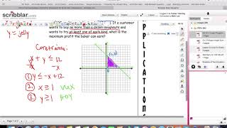 Linear Programming Word Problem 2