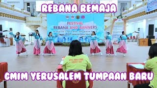 Festival Rebana Banners di GMIM Getsemani SAKOBAR - Rebana Remaja GMIM Yerusalem Tumpaan Baru