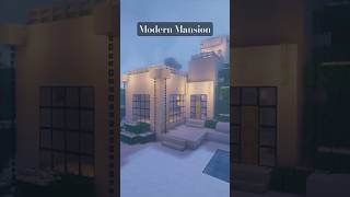 Modern Mansion Build -  #minecraft #minecraftbuilding #마인크래프트 #cozygaming