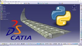 Automatic wing structure generator with NACA profiles in CATIA using Python scripts (PyCATIA)