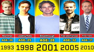 Paul Walker Transformation From 0 to 40 Year Old (2025)