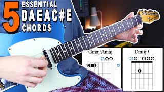 5 Essential DAEAC#E Guitar Chords For Midwest Emo & Math Rock