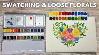 First Impressions With Paul Rubens Watercolors \u0026 Loose Flower Painting