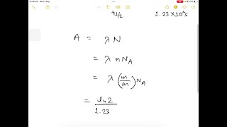 (II) Calculate the activity of a pure 6.7-sample of ^32_15P (T_1/2 = 1.23 ×1…