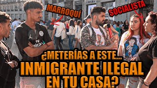 ¿METERÍAS A ESTE INMIGRANTE ILEGAL EN TU CASA? REACCIONES INMIGRANTE ILEGAL PIDIENDO CASA A PROGRES