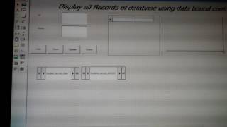Displaying Data from database in Visual Basic Form using bound controls