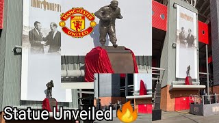 Legendary!! Jimmy Murphy's statue unveiled at Old Trafford,Man United officials present