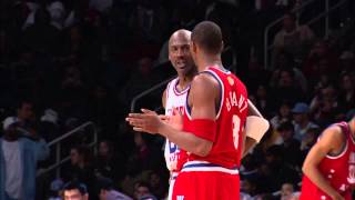 Kobe Bryant and Michael Jordan Trash Talking at 2003 All-Star Game