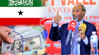 Dr Cabdiraxmaan Bayle, oo reer Somaliland baraya Dhaqaalaha.