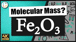 How to find the molecular mass of Fe2O3 (Iron (III) Oxide)
