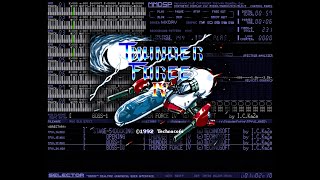 [X68000] MMDSP - Thunder Force IV - Boss-1 : Evil Destroyer (Real H/W)