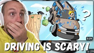 DRIVING IS SCARY! Haminations Driving Sucks (REACTION!)