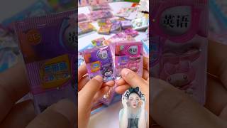 Kuromi mini sticker book| sổ nhãn dán mini bìa bóng nước #sanrio #kuromi #japan #shortvideo