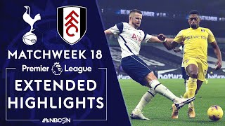 Tottenham v. Fulham | PREMIER LEAGUE HIGHLIGHTS | 1/13/2021 | NBC Sports
