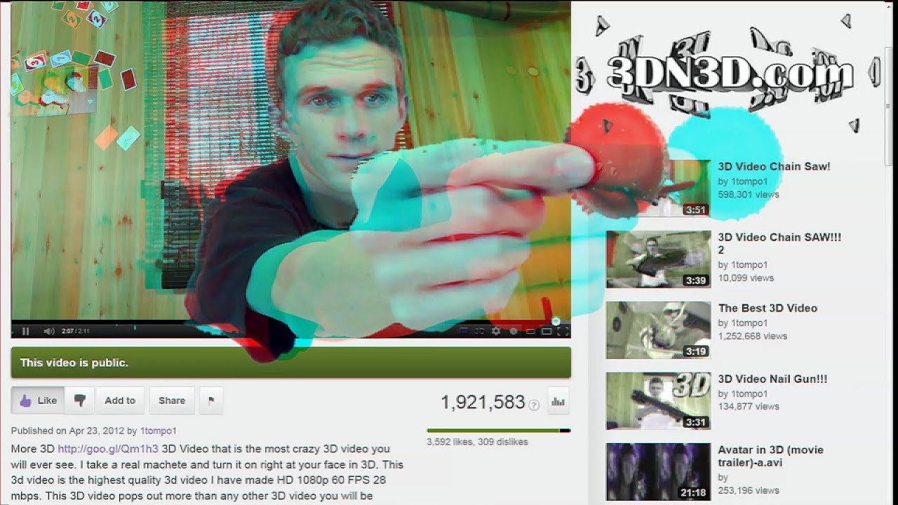 3d Player 3d Video Youtube 3d Player 3d Video Youtube