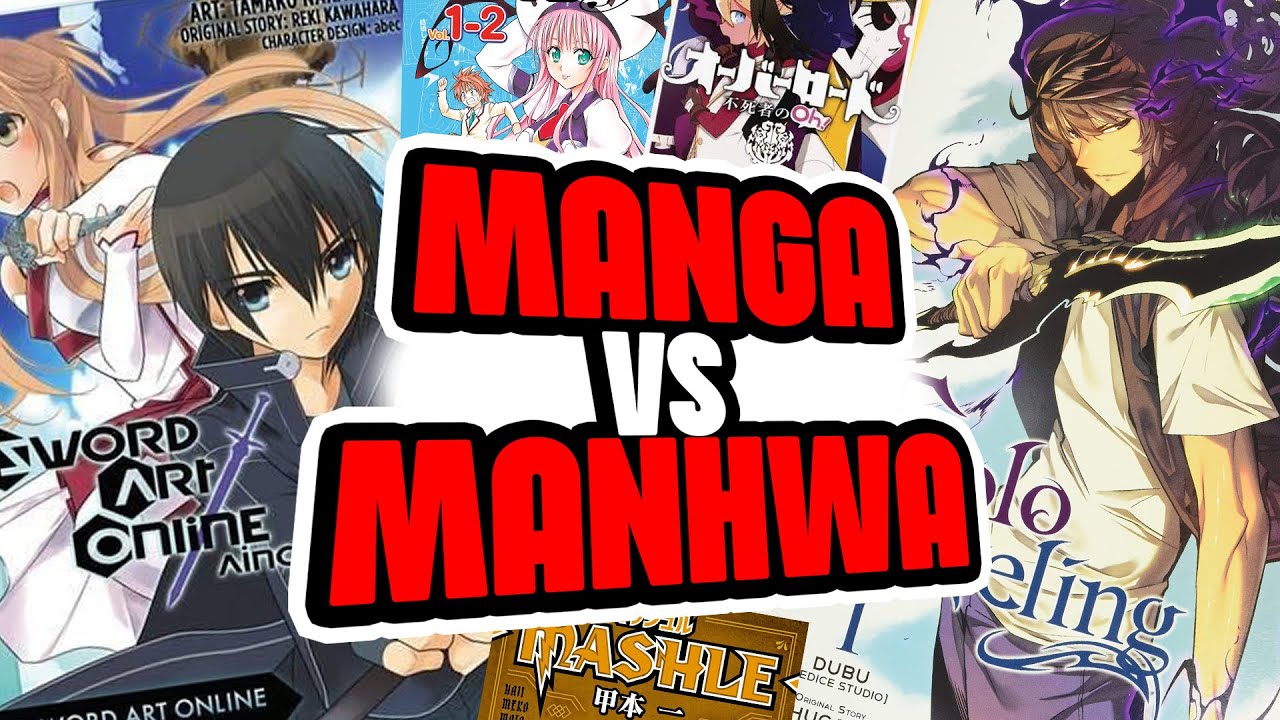 What Are The Differences Between Manga AND Manhwa - YouTube