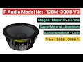 p audio speaker p audio 300 watt speaker price model 12bm 300b v3 full details u0026 price