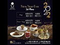 New Year Eve Set Menu 2021 The M Restaurant