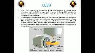 An Introduction to Electron Backscatter Diffraction (EBSD) technique