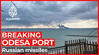 Ukraine-Russia war: Key Odesa port hit after grain deal