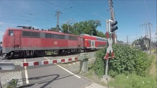 Spoorwegovergang Emmeln (Haren) (D)  // railroad crossing // Bahnübergang