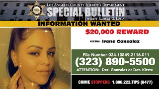 Detectives Announce $20K Reward for Info Leading to Those Responsible for Murder of Irene Gonzalez