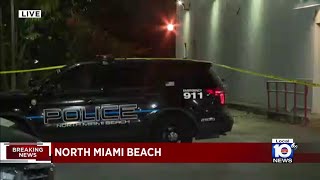 Cop car shot at in North Miami Beach
