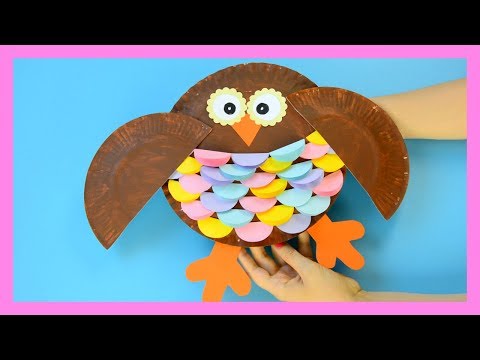 Owl Paper Plate Craft for Kids Owl Paper Plate Craft for Kids