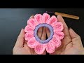 PERFECT! 💖Very Pretty Crochet Hair Scrunchies. 💖💖 Flower Scrunchies 💖💖💖