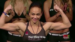 Confira os melhores momentos da pesagem do UFC Sacramento