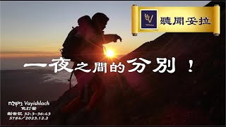 一夜之間的分別！|【VOY聽聞妥拉 】 Vayishlach- וַיִּשְׁלַח- 他打發