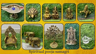 Brass Somasutram | Brass laxmi ganesh vigrahalu | BraSS simahasam | #brasspoojaitems