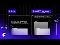 Reverse Sticky Scroll Trigger Effect in Framer