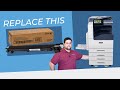 How to quickly replace the 2nd bias transfer roll: Xerox AltaLink B8100s and C8100s